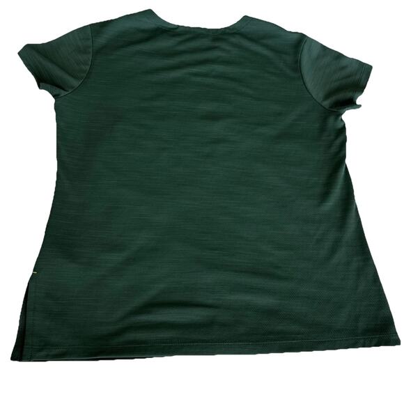 Nike Oakland Athletics V Neck Dark Green DRI-FIT Shirt Size Women's Medium - Picture 5 of 8